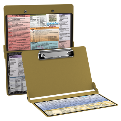 WhiteCoat Clipboard® - Tactical Brown Occupational Therapy Edition